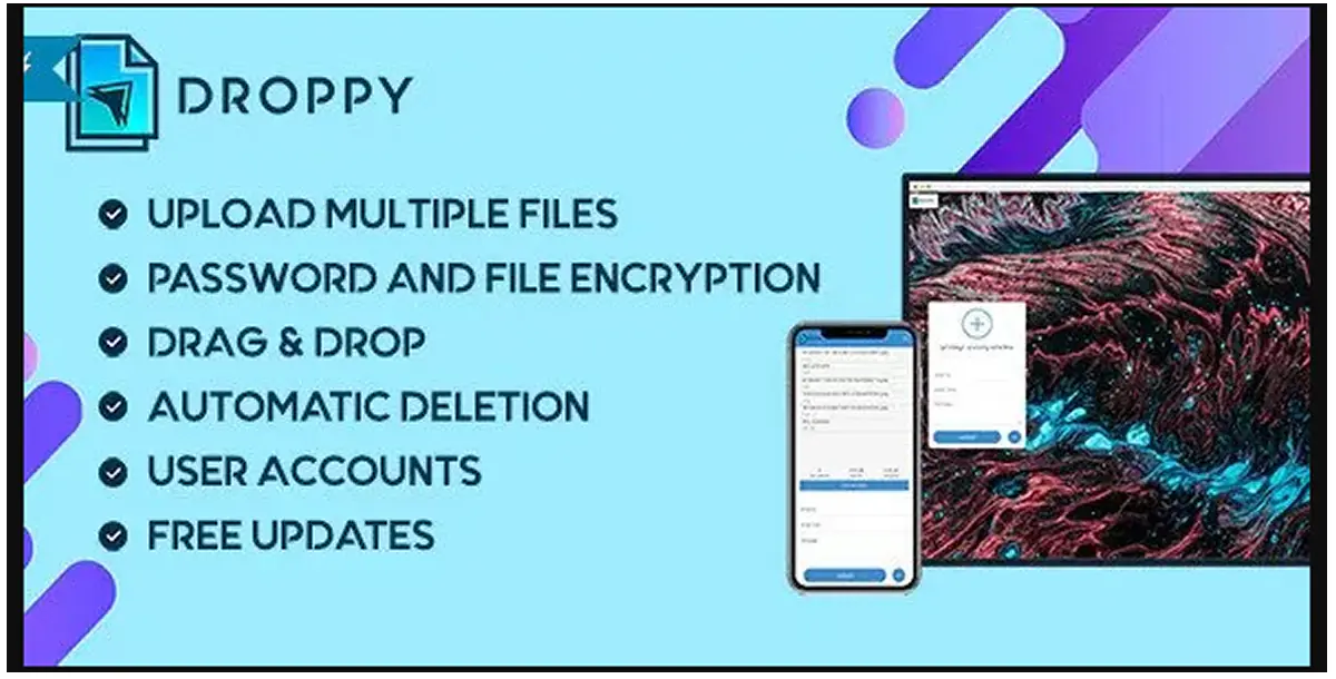 Download free Droppy - Online file transfer and sharing v2.6.1 Nulled