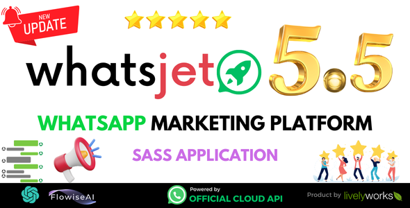 WhatsJet SaaS - A comprehensive WhatsApp marketing